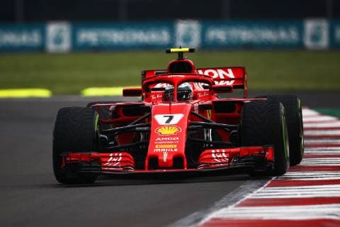 Entrenamientos clasificatorios del GP de F1 de México en el circuito Hermanos Rodríguez. En la imagen, Kimi Raikkonen. Qualifying session of Mexican F1 GP at Hermanos Rodríguez circuit. In this picture, Kimi Raikkonen.  RV RACING PRESS