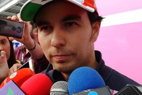 October 27, 2018 - EUM20181027DEP15.JPG.CIUDAD DE MEXICO, CarsAutos-Formula1.- 27 de octubre de 2018.- El piloto Sergio Perez, en conferencia de prensa en el Autodromo Hermanos Rodriguez donde se lleva a cabo el Gran Premio de Mexico. El mexicano partira en la onceava posicion. Foto: Agencia EL UNIVERSALRCC. Latin News: October 27, 2018 Copyright: xElxUniversalx