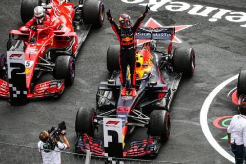 Motorsports: FIA Formula One World Championship WM Weltmeisterschaft 2018, Grand Prix of Mexico, 33 Max Verstappen (NLD, Aston Martin Red Bull Racing), Mexico-City Mexico