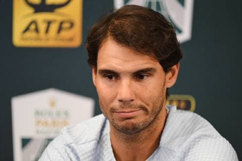 Rafael Nadal (ESP) TENNIS : Rolex Paris Masters - 31 10 2018 VirginieBouyer Panoramic 