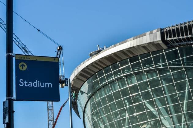Building work at Tottenham Hotspur Stadium at High Road (White Hart Lane), London, England on 2 November 2018. Copyright: xVincexxMignottx PMI-2375-0010