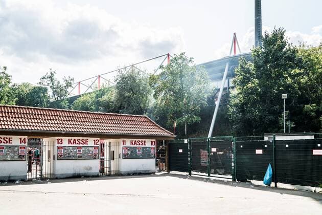 Berlin, Deutschland, 26.08.2018: Stadion an der alten Försterei Foersterei, Fußball 2. Bundesliga Saison 2018 2019, 1. FC Union Berlin - FC St. Pauli. DFL REGULATIONS PROHIBIT ANY USE OF PHOTOGRAPHS AS IMAGE SEQUENCES AND OR QUASI-VIDEO.
