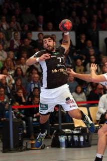 Handball Handball 3.Liga Nord 2018 2019 - Handball Sportverein Hamburg vs. TSV Bayer Dormagen Kevin Herbst (Hamburg), Sporthalle Hamburg Hamburg