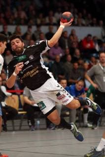 Handball Handball 3.Liga Nord 2018 2019 - Handball Sportverein Hamburg vs. TSV Bayer Dormagen Kevin Herbst (Hamburg), Sporthalle Hamburg Hamburg