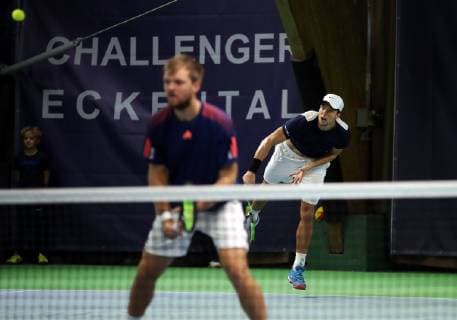 04.11.2018 - Tennis - ATP Tennis Herren Challenger Cup - Bauer Watertechnology-Cup 2018 - Internationale Deutsche Hallenmeisterschaft - Finale Doppel - DaMa - Kevin Krawietz (GER) Andreas Mies (GER)