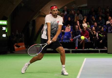 04.11.2018 - Tennis - ATP Tennis Herren Challenger Cup - Bauer Watertechnology-Cup 2018 - Internationale Deutsche Hallenmeisterschaft - Finale Einzel - DaMa - Ruben Bemelmans (BEL)