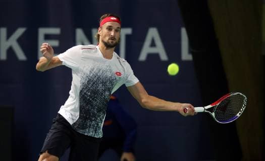 04.11.2018 - Tennis - ATP Tennis Herren Challenger Cup - Bauer Watertechnology-Cup 2018 - Internationale Deutsche Hallenmeisterschaft - Finale Einzel - DaMa - Ruben Bemelmans (BEL)