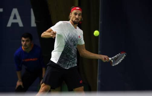 04.11.2018 - Tennis - ATP Tennis Herren Challenger Cup - Bauer Watertechnology-Cup 2018 - Internationale Deutsche Hallenmeisterschaft - Finale Einzel - DaMa - Ruben Bemelmans (BEL)