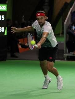 04.11.2018 - Tennis - ATP Tennis Herren Challenger Cup - Bauer Watertechnology-Cup 2018 - Internationale Deutsche Hallenmeisterschaft - Finale Einzel - DaMa - Ruben Bemelmans (BEL)