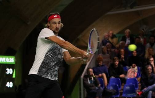 04.11.2018 - Tennis - ATP Tennis Herren Challenger Cup - Bauer Watertechnology-Cup 2018 - Internationale Deutsche Hallenmeisterschaft - Finale Einzel - DaMa - Ruben Bemelmans (BEL)