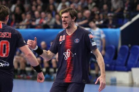 Viran Morros (Paris) HANDBALL : Velux EHF Champions League - 6eme journee - Paris Saint-Germain HB vs MOL-Pick Szeged - 04 11 2018 KevinDomas Panoramic 