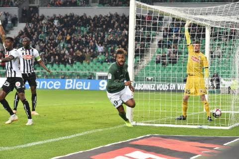 Fußball, AS St. Etienne - SCO Angers Joie de Lois Diony (saint etienne) FOOTBALL : Saint Etienne vs Angers - Ligue 1 Conforama - 04 11 2018 FredericChambert Panoramic 