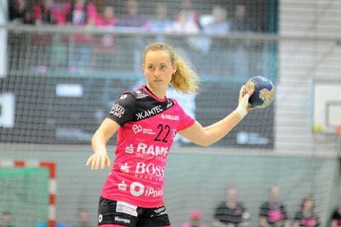 Maren Weigel (TusSies Metzingen 22) TusSies Metzingen, Handball, HBF, EHF-Cup, Ligaspiel, 04.11.2018, Foto:TBaur Eibner TusSies Metzingen vs. VfL Oldenburg Metzingen Copyright: xEIBNER TobiasxBaurx EP_TBR