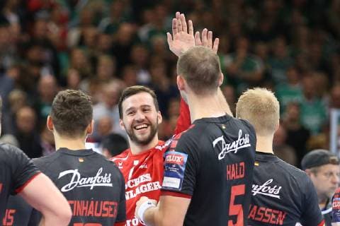 SG Flensburg-Handewitt vs Skjern Handbold, Handball, EHF Champions League Gruppenphase, 04.11.18 Man of the Match Benjamin Buric (SG Flensburg-Handewitt, 01)