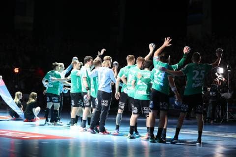 Team Skjern Flensburg Schleswig-Holstein Deutschland Flens-Arena Copyright: xAgentur54Gradx xSpeedphotosx