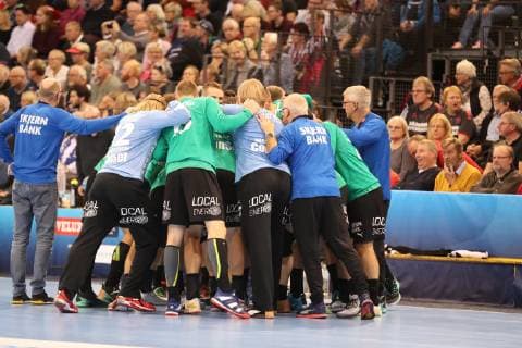 Team Skjern Flensburg Schleswig-Holstein Deutschland Flens-Arena Copyright: xAgentur54Gradx xSpeedphotosx
