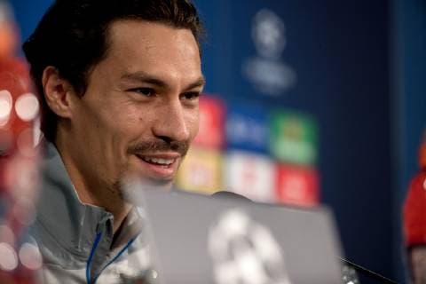 03.11.2018, Fussball, Saison 2018 2019, Champions League, 4. Spieltag -Pressekonferenz + Abschlusstraining FC Schalke 04 Benjamin STAMBOULI (FC Schalke 04) Gelsenkirchen Veltins Arena NRW Deutschland
