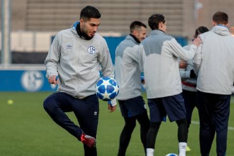 05.11.2018, Fussball, Saison 2018 2019, Champions League, 4. Spieltag -Pressekonferenz + Abschlusstraining FC Schalke 04 Suat Serdar (FC Schalke 04) Gelsenkirchen Veltins Arena NRW Deutschland