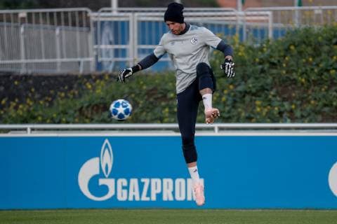 05.11.2018, Fussball, Saison 2018 2019, Champions League, 4. Spieltag -Pressekonferenz + Abschlusstraining FC Schalke 04 Ralf Fährmann (FC Schalke 04) Gelsenkirchen Veltins Arena NRW Deutschland