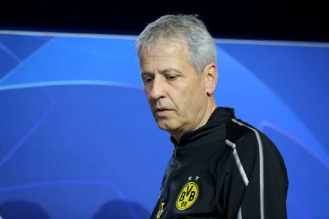 Trainer Lucien Favre ( Borussia Dortmund ), Pressekonferenz, Atletico Madrid vs. Borussia Dortmund, Fussball, Champions League Gruppenphase, 05.11.2018 Pressekonferenz , Atletico Madrid vs. Borussia Dortmund, Fussball, Champions League Gruppenphase, 05.11.2018 Madrid Copyright: xLanger Eibner-Pressefotox EP_HLR