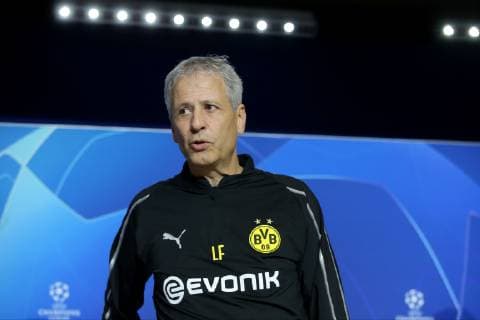 Trainer Lucien Favre ( Borussia Dortmund ), Pressekonferenz, Atletico Madrid vs. Borussia Dortmund, Fussball, Champions League Gruppenphase, 05.11.2018 Pressekonferenz , Atletico Madrid vs. Borussia Dortmund, Fussball, Champions League Gruppenphase, 05.11.2018 Madrid Copyright: xLanger Eibner-Pressefotox EP_HLR