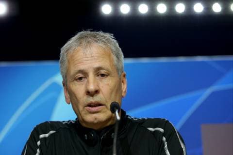 Trainer Lucien Favre ( Borussia Dortmund ), Pressekonferenz, Atletico Madrid vs. Borussia Dortmund, Fussball, Champions League Gruppenphase, 05.11.2018 Pressekonferenz , Atletico Madrid vs. Borussia Dortmund, Fussball, Champions League Gruppenphase, 05.11.2018 Madrid Copyright: xLanger Eibner-Pressefotox EP_HLR