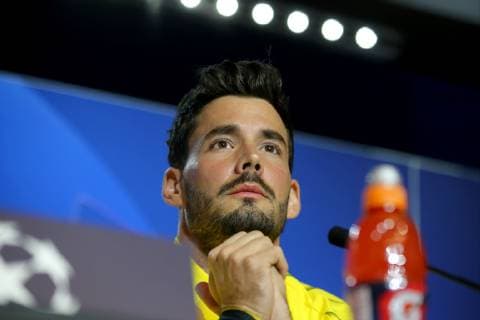 Roman Buerki ( Borussia Dortmund 1 ), Pressekonferenz, Atletico Madrid vs. Borussia Dortmund, Fussball, Champions League Gruppenphase, 05.11.2018 Pressekonferenz , Atletico Madrid vs. Borussia Dortmund, Fussball, Champions League Gruppenphase, 05.11.2018 Madrid Copyright: xLanger Eibner-Pressefotox EP_HLR