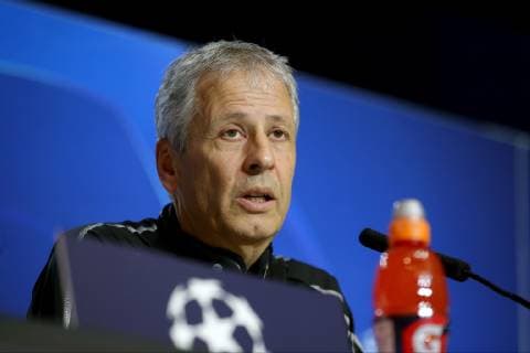 Trainer Lucien Favre ( Borussia Dortmund ), Pressekonferenz, Atletico Madrid vs. Borussia Dortmund, Fussball, Champions League Gruppenphase, 05.11.2018 Pressekonferenz , Atletico Madrid vs. Borussia Dortmund, Fussball, Champions League Gruppenphase, 05.11.2018 Madrid Copyright: xLanger Eibner-Pressefotox EP_HLR