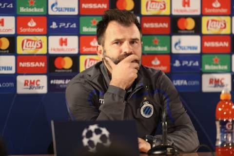 Club Brugge s head coach Ivan Leko pictured during a press conference PK Pressekonferenz of Belgian soccer team Club Brugge KV in the Principality of Monaco, Monday 05 November 2018. Tomorrow Club will meet AS Monaco on day four of the UEFA Champions League, in group A. BRUNOxFAHY  x05462139x