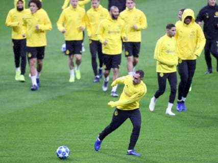 Paco Alcacer ( Borussia Dortmund 9 ), Training, Atletico Madrid vs. Borussia Dortmund, Fussball, Champions League Gruppenphase, 05.11.2018 Training , Atletico Madrid vs. Borussia Dortmund, Fussball, Champions League Gruppenphase, 05.11.2018 Madrid Copyright: xLanger Eibner-Pressefotox EP_HLR