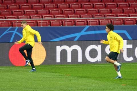 Axel Witsel ( Borussia Dortmund 28 ), Training, Atletico Madrid vs. Borussia Dortmund, Fussball, Champions League Gruppenphase, 05.11.2018 Training , Atletico Madrid vs. Borussia Dortmund, Fussball, Champions League Gruppenphase, 05.11.2018 Madrid Copyright: xLanger Eibner-Pressefotox EP_HLR