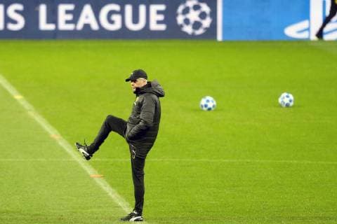 Trainer Lucien Favre ( Borussia Dortmund ), Training, Atletico Madrid vs. Borussia Dortmund, Fussball, Champions League Gruppenphase, 05.11.2018 Training , Atletico Madrid vs. Borussia Dortmund, Fussball, Champions League Gruppenphase, 05.11.2018 Madrid Copyright: xLanger Eibner-Pressefotox EP_HLR