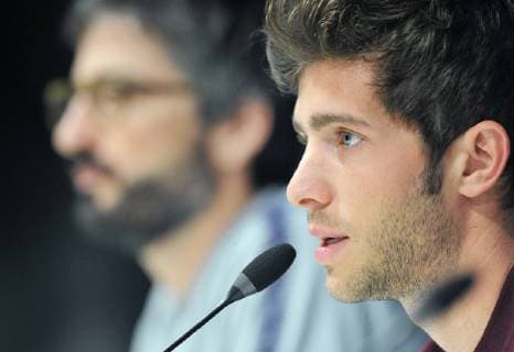 2018.11.05 Mediolan Milan Pilka nozna Liga Mistrzow sezon 2018 2019 Konferencja prasowa i trening FC Barcelona Barca N z Sergi Roberto Foto Norbert Barczyk PressFocus 2018.11.05 Mediolan Milan Football UEFA Champions League FC Barcelona press conference PK Pressekonferenz and training session Sergi Roberto Credit: Norbert Barczyk PressFocus NEWSPIX.PL --- Newspix.pl  20181105NB0005