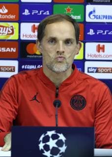 November 5, 2018 - Naples, Italy - Psg press conference PK Pressekonferenz : UEFA Champions League .Paris Saint-Germain manager Thomas Tuchel at San Paolo Stadium in Naples, Italy on November 5, 2018. Psg Press Conference  - ZUMAn230 20181105_zaa_n230_258 Copyright: xMatteoxCiambellix