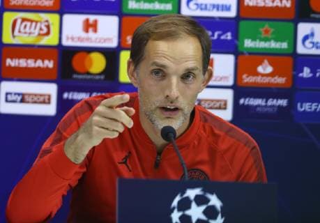 November 5, 2018 - Naples, Italy - Psg press conference PK Pressekonferenz : UEFA Champions League .Paris Saint-Germain manager Thomas Tuchel at San Paolo Stadium in Naples, Italy on November 5, 2018. Psg Press Conference  - ZUMAn230 20181105_zaa_n230_266 Copyright: xMatteoxCiambellix