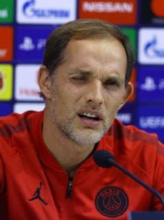 November 5, 2018 - Naples, Italy - Psg press conference PK Pressekonferenz : UEFA Champions League .Paris Saint-Germain manager Thomas Tuchel at San Paolo Stadium in Naples, Italy on November 5, 2018. Psg Press Conference  - ZUMAn230 20181105_zaa_n230_260 Copyright: xMatteoxCiambellix