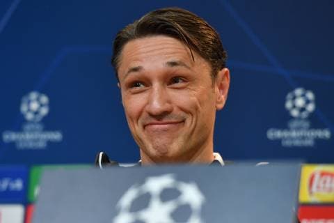 Niko KOVAC (Trainer Bayern Muenchen), Einzelbild,angeschnittenes Einzelmotiv,Portraet,Portrait,Porträt. Pressekonferenz FC Bayern Muenchen vor dem Champions League Spiel gegen AEK Athen, Fussball,am 06.11..2018,.