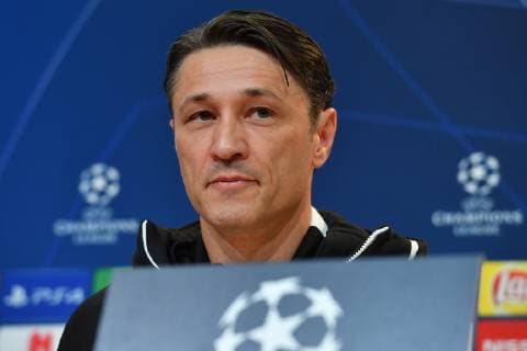 Niko KOVAC (Trainer Bayern Muenchen), Einzelbild,angeschnittenes Einzelmotiv,Portraet,Portrait,Porträt. Pressekonferenz FC Bayern Muenchen vor dem Champions League Spiel gegen AEK Athen, Fussball,am 06.11..2018,.