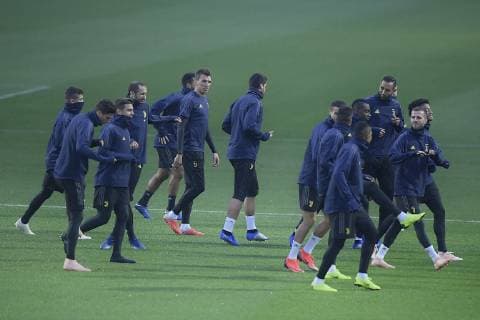 Fußball, CL, Juventus Turin Training Photo LaPresse - Fabio Ferrari November 06, 2018 Turin, Italy soccer Juventus fc session training day before Juventus Fc vs Manchester United ManU - Uefa Champions League 2018 2019 - Allianz Stadium - Group H. In the pic:session training  Copyright: xFabioxFerrari LaPressex