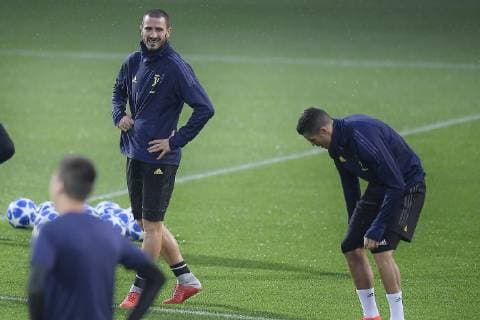 Fußball, CL, Juventus Turin Training Photo LaPresse - Fabio Ferrari November 06, 2018 Turin, Italy soccer Juventus fc session training day before Juventus Fc vs Manchester United ManU - Uefa Champions League 2018 2019 - Allianz Stadium - Group H. In the pic:Bonucci  Copyright: xFabioxFerrari LaPressex