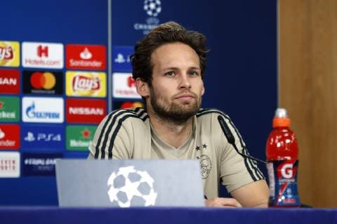 LISSABON, Estadio da Luz, 06-11-2018, football, season 2018 2019, Football Champions League . Ajax trains in Lissabon before tomorrow s game against Benfica. Daley Blind during the press conference PK Pressekonferenz Ajax in Lissabon  x2601447x