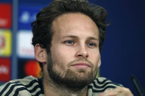LISSABON, Estadio da Luz, 06-11-2018, football, season 2018 2019, Football Champions League . Ajax trains in Lissabon before tomorrow s game against Benfica. Daley Blind during the press conference PK Pressekonferenz Ajax in Lissabon  x2601482x