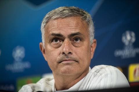 Jose Mourinho of Manchester United ManU during the press conference PK Pressekonferenz before the UEFA Champions League match between Juventus and Manchester United at the Juventus Stadium, Turin, Italy on 6 November 2018. Copyright: xAlbertoxGandolfox 21830006