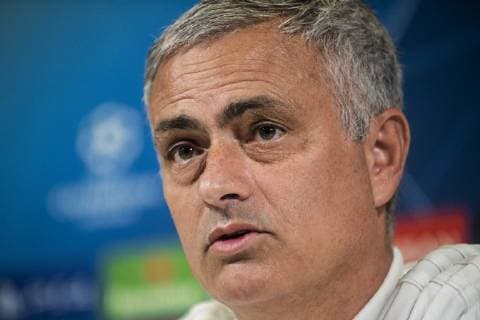 Jose Mourinho of Manchester United ManU during the press conference PK Pressekonferenz before the UEFA Champions League match between Juventus and Manchester United at the Juventus Stadium, Turin, Italy on 6 November 2018. Copyright: xAlbertoxGandolfox 21830015