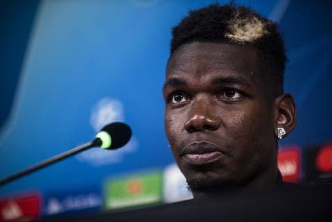 Paul Pogba of Manchester United ManU during the press conference PK Pressekonferenz before the UEFA Champions League match between Juventus and Manchester United at the Juventus Stadium, Turin, Italy on 6 November 2018. Copyright: xAlbertoxGandolfox 21830031