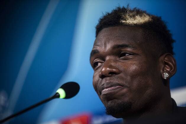 Sport Bilder des Tages Paul Pogba of Manchester United ManU during the press conference PK Pressekonferenz before the UEFA Champions League match between Juventus and Manchester United at the Juventus Stadium, Turin, Italy on 6 November 2018. Copyright: xAlbertoxGandolfox 21830036