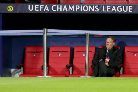 Sport Bilder des Tages Geschaeftsfuehrer Hans-Joachim Watzke ( Borussia Dortmund ), Atletico Madrid vs. Borussia Dortmund, Fussball, Champions League Gruppenphase, 06.11.2018 Pressekonferenz , Atletico Madrid vs. Borussia Dortmund, Fussball, Champions League Gruppenphase, 06.11.2018 Madrid Copyright: xLanger Eibner-Pressefotox EP_HLR