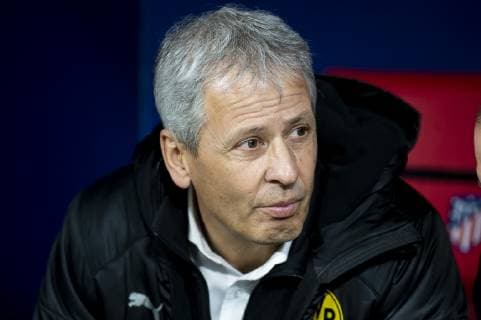Borussia Dortmund coach Lucien Favre during group stage of UEFA Champions League match between Atletico de Madrid and Borussia Dortmund at Wanda Metropolitano in Madrid, Spain.November 06, 2018.  (5120003)