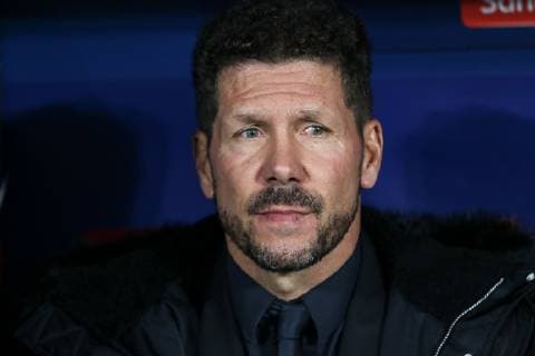 November 6, 2018 - Madrid, MADRID, SPAIN - Diego Pablo Simeone of Atletico de Madrid during the UEFA Champions League football match between Atletico de Madrid and Borussia Dormund on November 06th, 2018 at Estadio Wanda Metropolitano in Madrid, Spain. Soccer: Champions League - At. Madrid v Borussia Dormund - ZUMAa181 20181106_zaa_a181_335 Copyright: xAFP7x