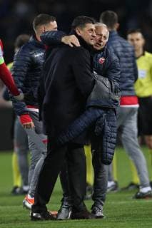 VLADAN MILOJEVIC coach of Crvena zvezda during UEFA Champions league match against Liverpool at Rajko Mitic stadium, Beograd 06.11.2018 MarkoxMetlas 